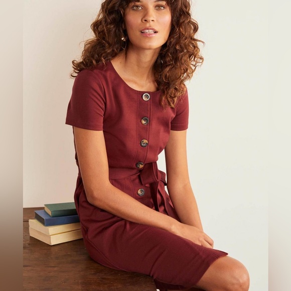 Boden Beatrice Ponte Shift Dress - Picture 2 of 9